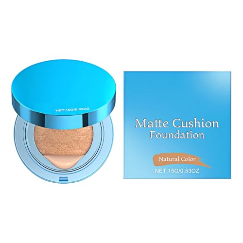 Maquillaje Coussion - Cojín Corrector Resistente al Sudor para Niñas | Crema Correctora para Fiesta Playa Al Aire Libre Escuela Viaje de Negocios