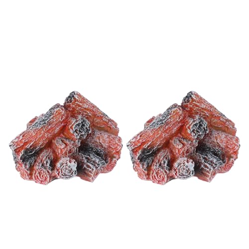 jojofuny 2pcs USB lámpara fuego artificial LED para mesa miniatura 1