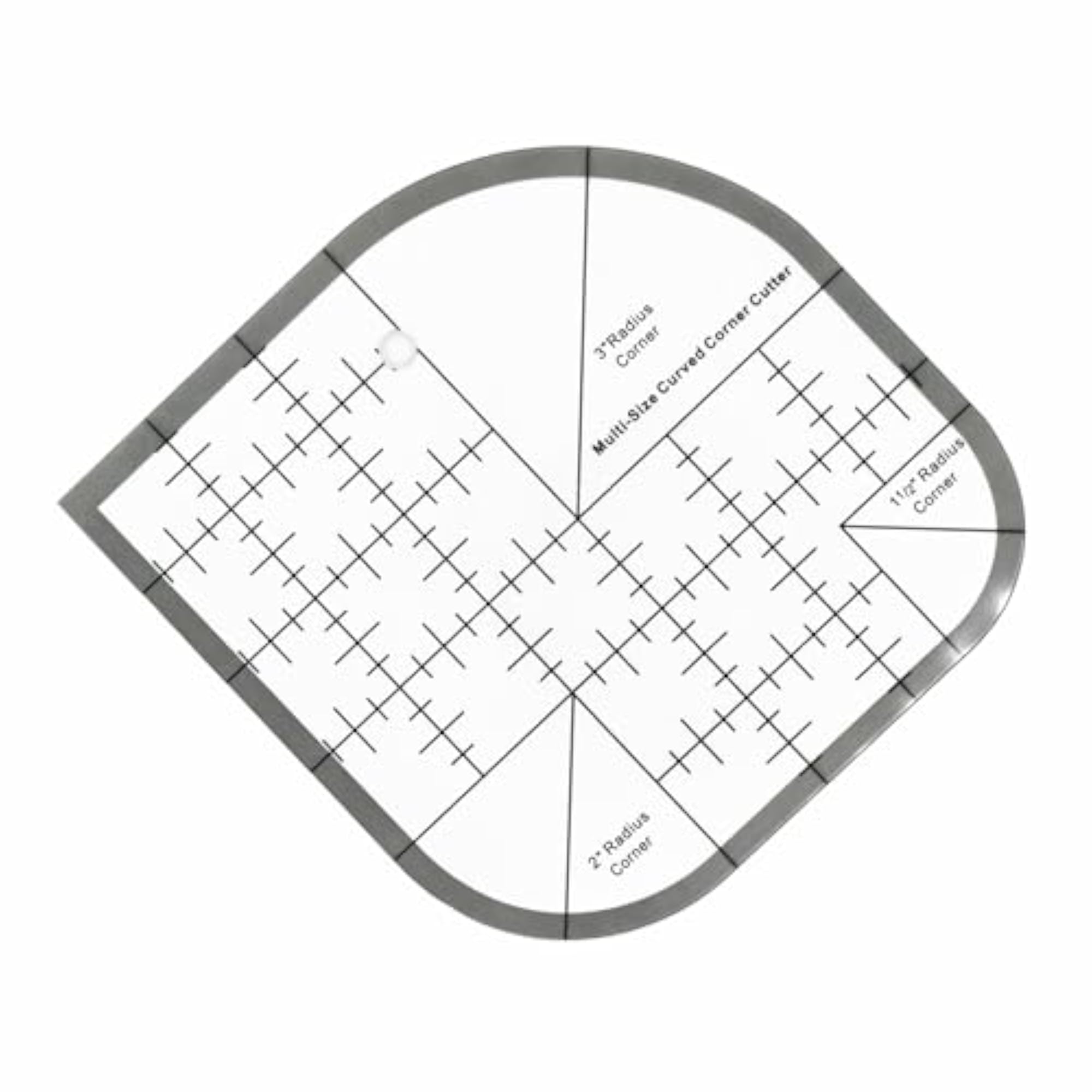 Curved Corner Cutter Ruler for DIY Sewing Projects