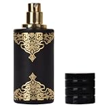 HEMOTON 50ml Flacone Nero in Vetro Spray Profumo per Viaggio