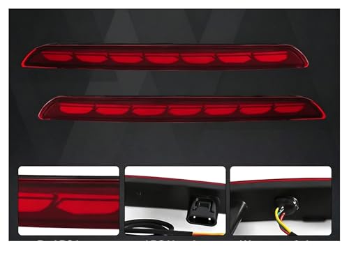 Feu antibrouillard arrière multifonctions Civic éclairage de frein LED - 3
