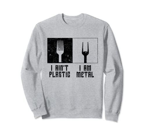 Rock Heavy Metal Punk Rock no es plástico I'm Metal Festival Sudadera