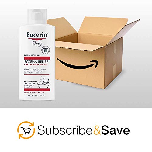 Eucerin Baby Eczema Relief Cream Body Wash, Fragrance Free Eczema Body Wash For Babies With Colloidal Oatmeal 13.5 Fl Oz Bottle thumb #6