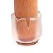 LimBridge Chair Leg Wood Floor Protectors, Chair Feet Glides Furniture Carpet Saver, Silicone Caps with Felt Pads #7, ROUND Chair leg 1-5/16" to 1-1/2" or SQUARE 1-1/16" to 1-3/16", 24 Pack