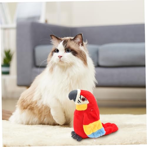 Jouets électroniques pour oiseaux lot de 2 perroquets peluche interactive parlante - 7