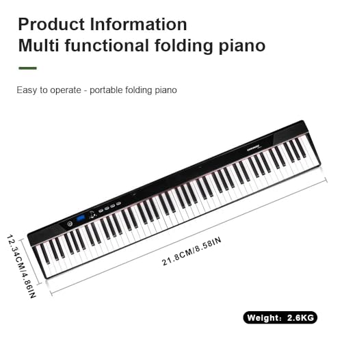 Clavier portable 88 touches pliable pour progresser sans encombrer le salon - 3