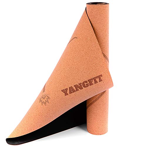Tapete de Yoga em Cortiça Natural Com Bolsa Yangfit - 5mm