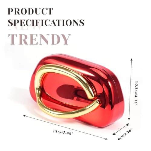 Image of PHILOMENA Evening Clutch Purses Women Acrylic Handbags Metal Handlebars Shoulder Crossbody Bag Wedding Party Casual