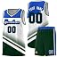 Royal-white/Green