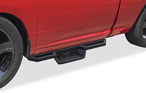 APS Estribos de bolsillo de acero inoxidable, barras laterales compatibles con Dodge Ram 1500 2009-2018 Regular Cab & Ram 2500 3500 2010-2024