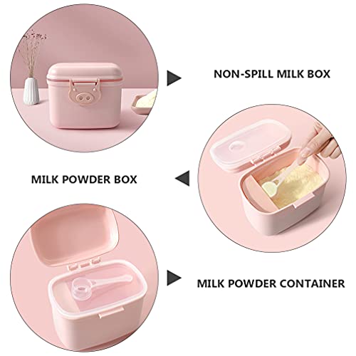 TOYANDONA Baby Melkpoeder Doos Draagbare Non Spill Melk Formule Verzegeld Opbergdoos Met Scoop Baby Snoep Fruit Snack… - Image 3