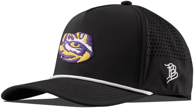 Branded Bills Officially Licensed x LSU Tigers 5-Panel Collection Tiger Team Logo PVC