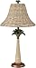 Koehler 37989 25.5 Inch Palm Tree Rattan Table Lamp