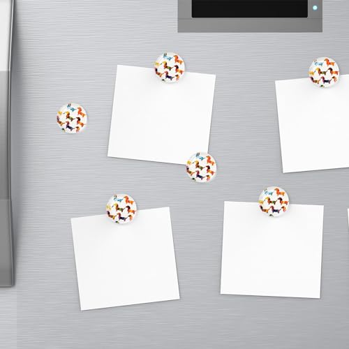6 Piezas Imanes de Vidrio Decorativos para Refrigerador miniatura 4
