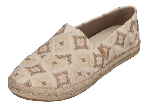 Image of TOMS Women's, Alpargata Rope Espadrille Slip-On, 7, Natural Geo