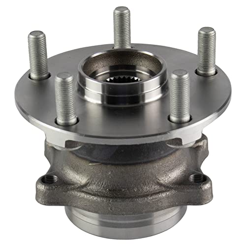 Image of TRQ Rear Driver and Passenger Side Wheel Bearing and Hub Assembly Set 2 Piece Compatible with 15-21 Subaru Legacy 15-21 Outback 15-19 WRX 15-16, STI 2019 WRX STI 19-21 Ascent 2019 Forester