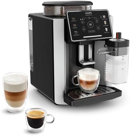 Krups Sensation Milk, Cafetera Automática, 6 Bebidas a Base de Ca...