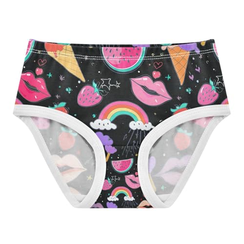 Colorful Lips Toddler Girls's Underwear 2T 202c1222