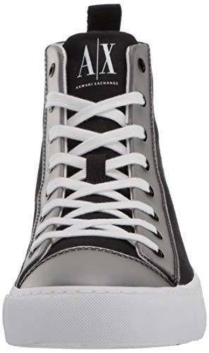 A|X ARMANI EXCHANGE Men's Icon Project Logo High Top Lace Up Sneaker2