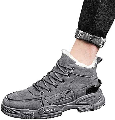 スノーシューズ メンズ 防寒靴 ワークブーツ 海外輸入 スノーブーツ ムートンブーツ ショート ブーツ 裏起毛 軽量 ウォーキングシューズ 防水 防寒保温 通勤用 保暖 雪靴 通学 バイク用 防滑