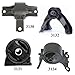 TXRRZMI 4pcs Engine & Transmission Mount Transmission Engine for Mitsubishi for Lancer 2008-2016 MCO0301201963,Repair your car