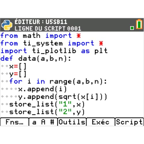 Calculatrice TI-83 Premium CE Python écran couleur haute résolution et mode examen intégré - 9