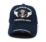 Air Force One Presidential Crew Hat Washington DC Baseball Cap (Navy)