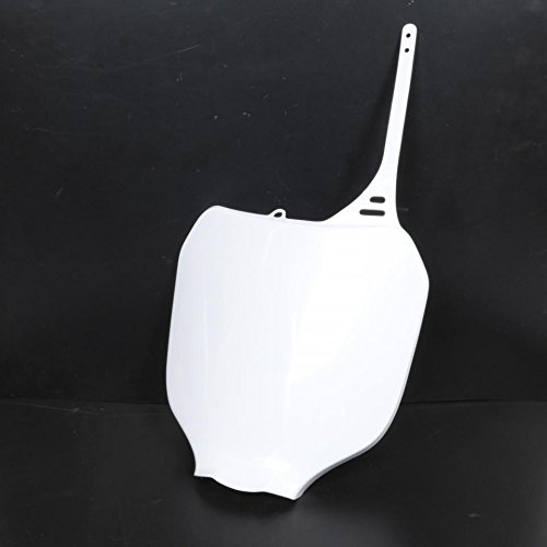 Plaque phare cross UFO blanche moto Yamaha 250 YZ 2000-2005 Plaque numéro front