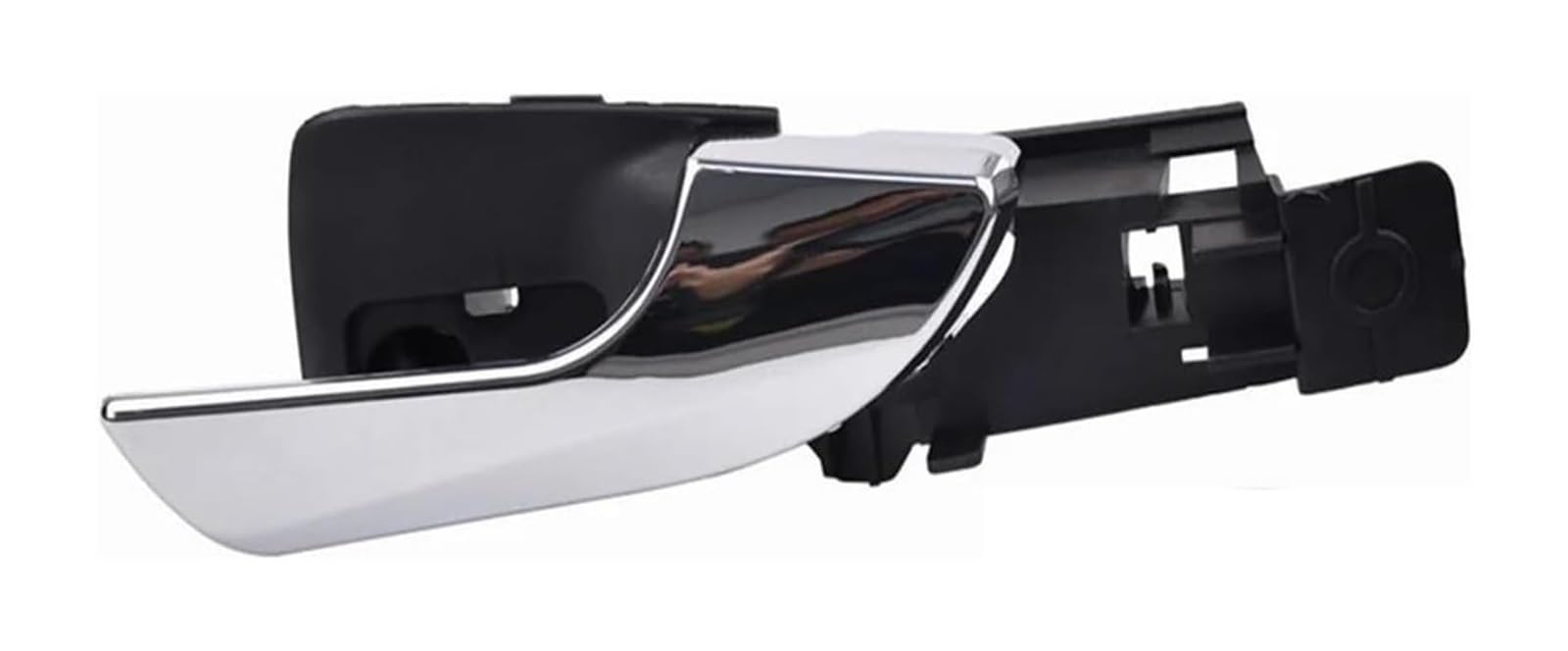 TYTYASS Inner Door Handle for Alfa for Romeo for Giulietta 2012-2018 Upgraded Interior for Chrome Opening Door Handle 156092167 156092165(Bright SilverFR)