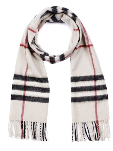 Burberry Scarf (U-50-Sc-29298) - One Size - cream