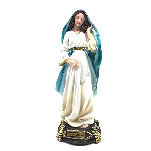 Imagem de Nossa Senhora Maria Grávida Resina 20 cm