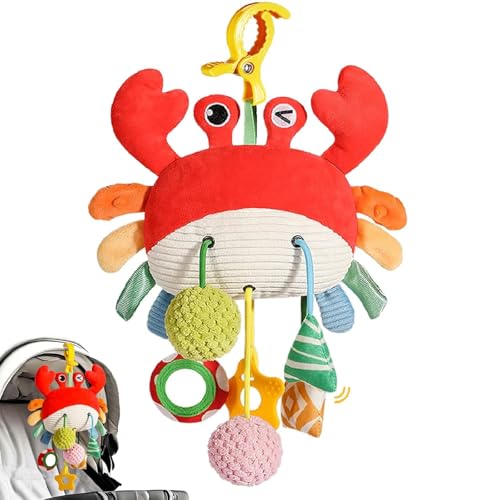 Goorder Juguetes para Cochecitos 3 6 9 12 Meses, Juguetes de para Sillita del Coche La Cuna Bebés y Niños 0 12 Meses, Juguetes Sensoriales para Bebés 6 Meses, Regalo Bebe Recien Nacido Niños y Niñas