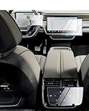 [Upgrade] 3 Pack Screen Protector for Rivian R1T R1S 2022 2023 2024 2025 2026 15.6'' Navigation, 12.3'' Digital, 6.5'' Rear Console Touch Screen for Touchscreen Tempered Glass Ultra Clear Car Radio Screen Protector Rivian Accessories
