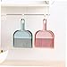 Cabilock 2pcs Mini Broom and Dustpan Set for Children Small Handheld Cleaning Tool in Pink and Blue for Desk Table and PET Care