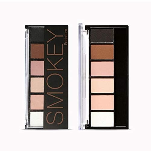 Focallure Smokey Eyeshadow Palette, Rich Colors with Silky Texture, Glamorous Color with Shimmer, Matte and Metallic Finish,Long Wear Eye Shadows, SMOKEYFA06#5-picture-11