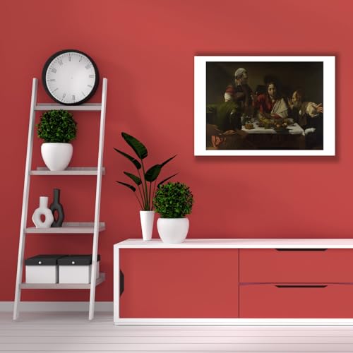 Impression d'art Caravaggio Souper à Emmaüs affiche medium Spiffing Prints satinée - 4
