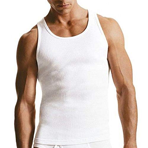 Falari 3 Pack Men's A-Shirt Tank Top Gym Workout Undershirt (Slim & Muscle Fit ONLY)3