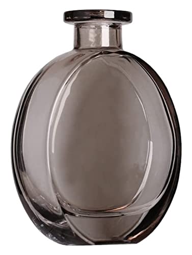 Vase transparent en verre pour arrangement de fleurs séchées