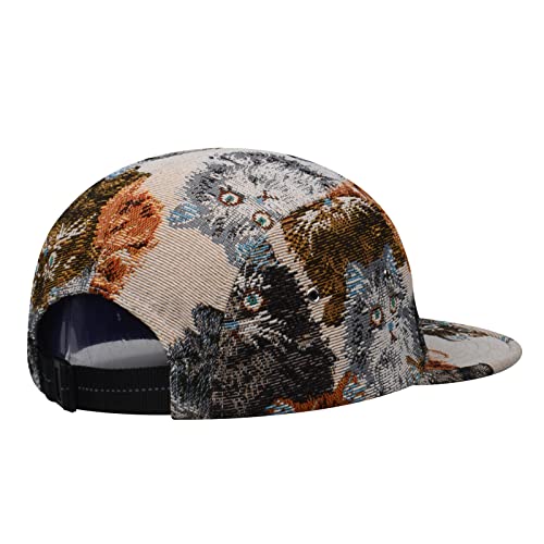 Image of 5 Panel Camper Hat | Multi-Color Unique Designs | Caps for Men & Women | Large or X-Large