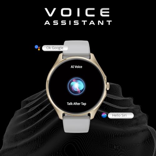 Image of Fire-Boltt Boltt Fire Apollo 2 Smartwatch 36.3Mm (1.43 Inch) AMOLED Display, Bluetooth Calling,100+ Sports Modes,Voice Assistant,Health Suite, IP67 Water Resistant, Smart Notifications. (Light Grey)