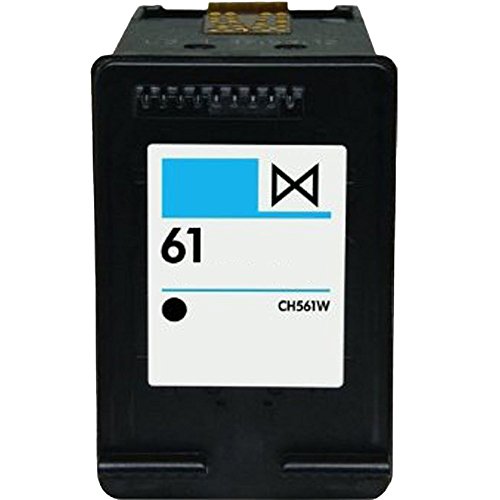 OCProducts Refilled Ink Cartridge Replacement for HP 61 for Envy 4500 5530 Deskjet 1010 3050 2540 2050 Officejet 2620 Printers (1 Black)
