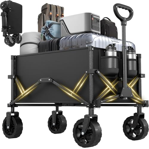 Foldable Wagon Cart 330Lbs Capacity