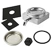 marketcaffe Kit Assistenza Originale Completo per Didiesse Frog | Portacialda in Alluminio con Beccuccio + Dado + Filtro Inox + Guarnizione + 2 spessori | Manutenzione Macchina da Caffè a Cialde-