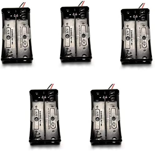 Set Portabatterie 18650 - 8 Pezzi Con Cavi, Cacciavite E Viti