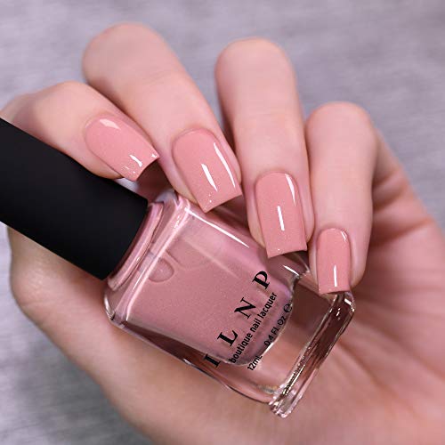 Image of ILNP Full Bloom - Creamy Peachy Pink Holographic Nail Polish