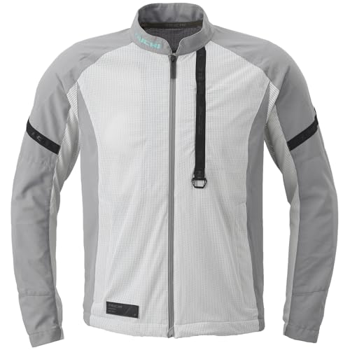 RS�^�C�`(RS TAICHI) �o�C�N�E�F�A ���C�f�B���O�W���P�b�g �t�� �ʋC�� ���b�V�� CE�v���e�N�^�[���� ���C�g�G�A�[�W���P�b�g RSJ356 LIGHT GRAY/MINT XL