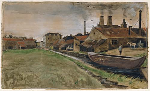 Peinture murale Van Gogh Le Moulin de fer pour habiller un mur vide avec style