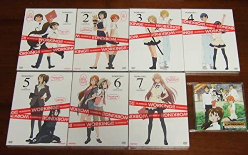 Amazon.co.jp: 3本 DVD WORKING!! 限定版 全7巻セット＋アニメイト全巻 