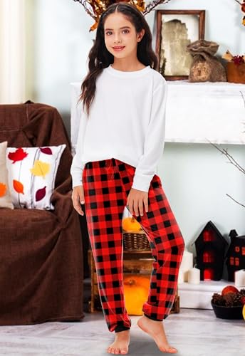 Image of Deerose 4th of July Pants American Flag Drawstring Sweatpants with Pockets 5-14 Years