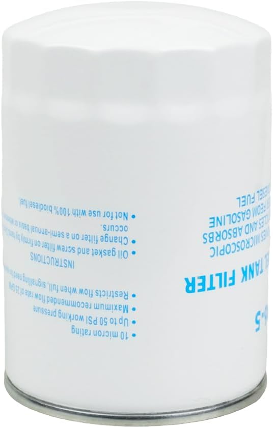 2PCS 596-5 10 Micron Diesel Fuel Transfer Tank Pump Filter 10Micron 25GPM 50PSI Gasoline Diesel Fuel Transfer Filtration Canister Replace 5955 5965 595-5 596-5